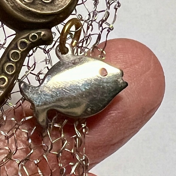 Octopus Brooch by Jan Michaels (SF) Bronze. - Picture 5 of 6